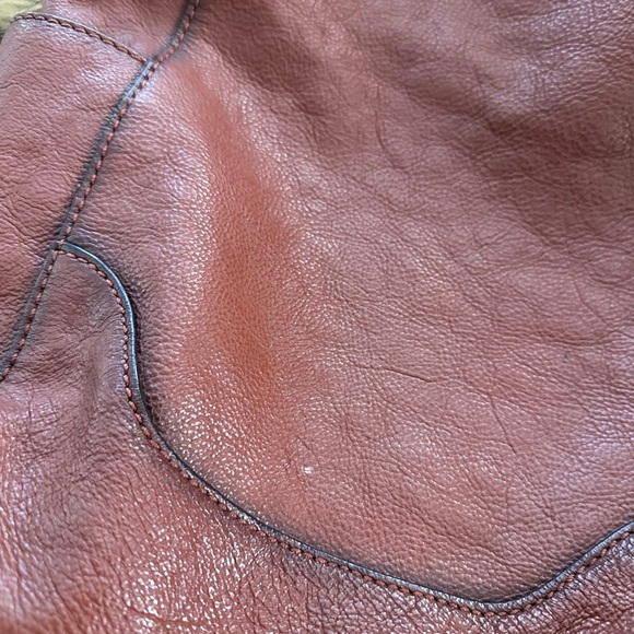 Frye Rich Brown Leather Shoulder Bag - Picture 5 of 11